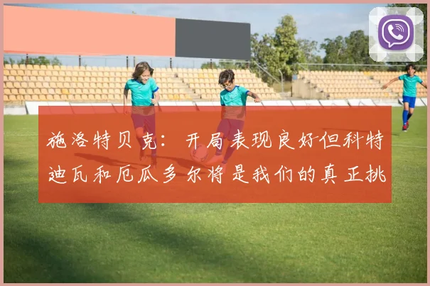 施洛特贝克：开局表现良好但科特迪瓦和厄瓜多尔将是我们的真正挑战